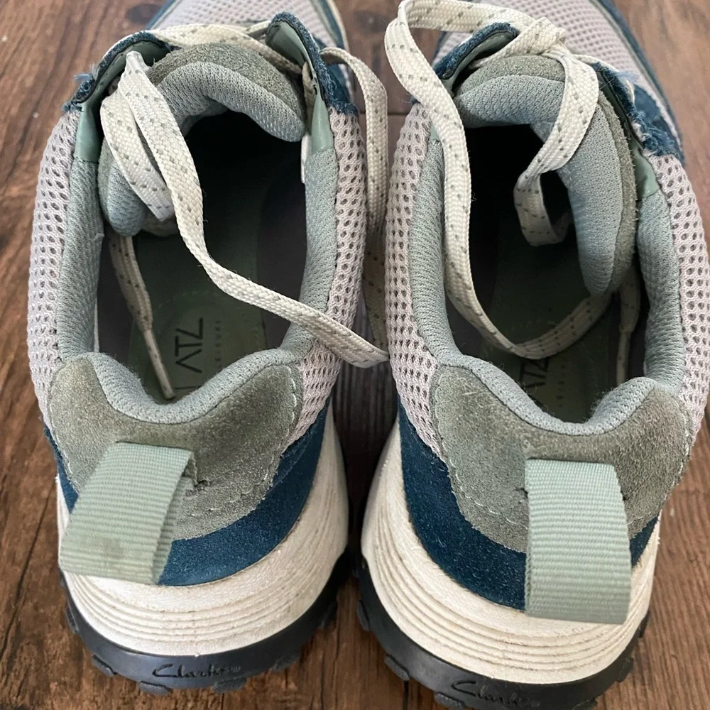 Clarks Blue and Gray Athletic Shoes 8 Hiking